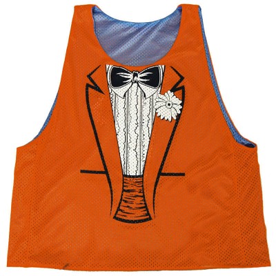 Dumb and Dumber Tuxedo Sublimated Reversible Lacrosse Pinnie